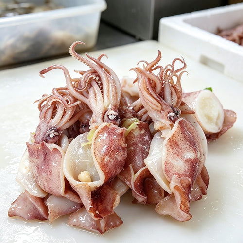 Fresh Raw Squid