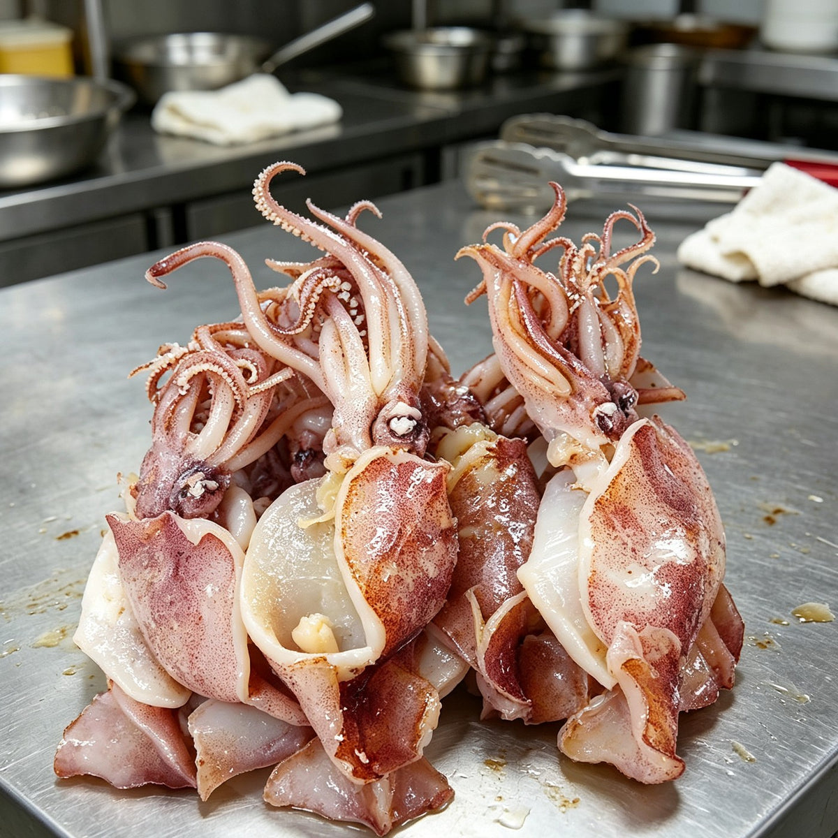 Fresh Raw Squid